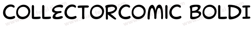 CollectorComic BoldItalic字体转换